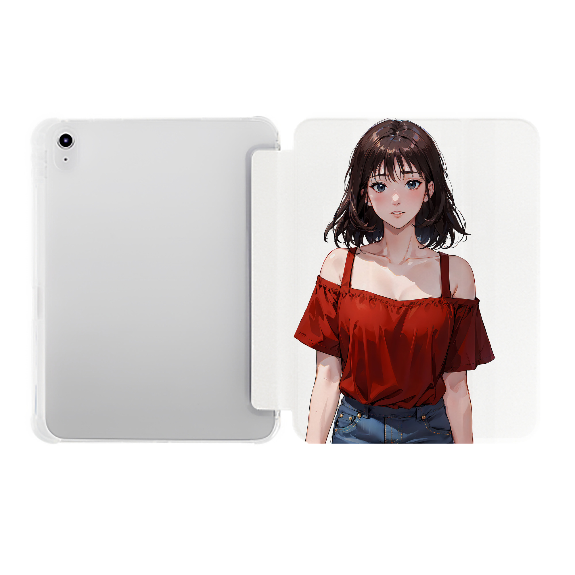 （画像用） SLAM DUNK／スラムダンク IPad ケース ペン収納付き 三つ折りスタンド PUレザー×シリコン 対応機種9.5/10.5/10.9インチ